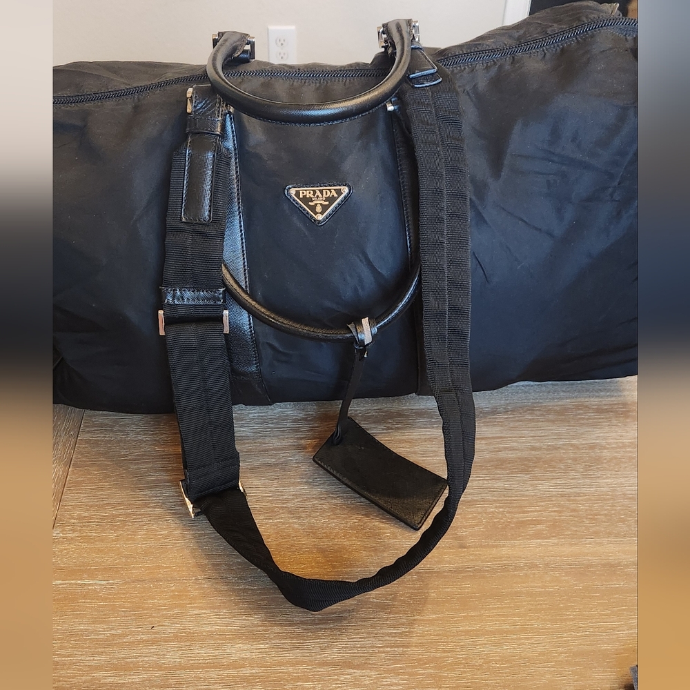 Prada Black Duffle Bag